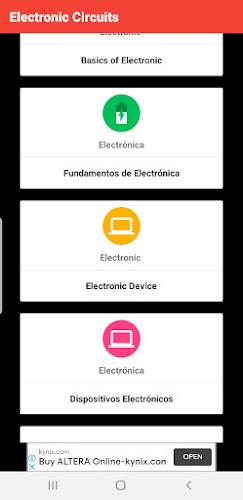 Electronics Circuits Schermafbeelding 3