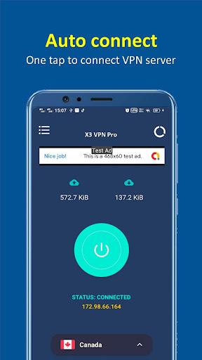 X3 VPN Pro - Fast , Secure & Unlimited VPN ภาพหน้าจอ 2