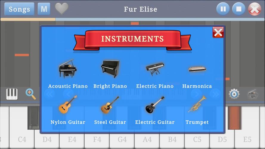 Piano Music & Songs Captura de pantalla 3