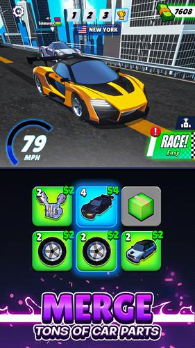 Super Car Merge Captura de tela 1