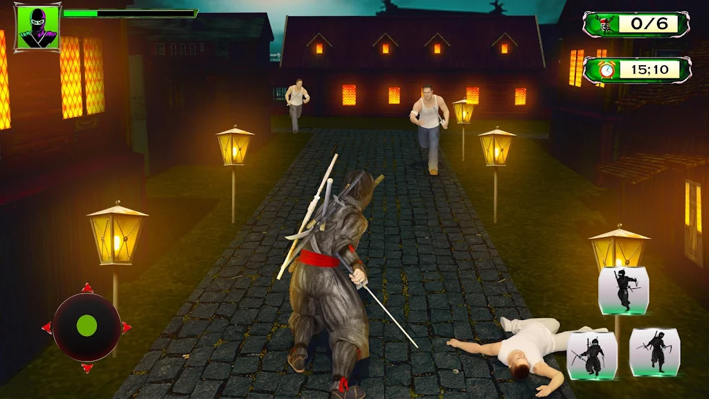 Ninja Hero Assassin Samurai Pirate Fight Shadow Screenshot 2