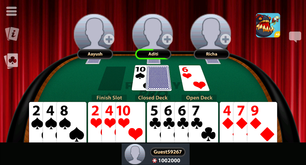 Play Indian Rummy: 13 Cards & Pool Rummy Online স্ক্রিনশট 3