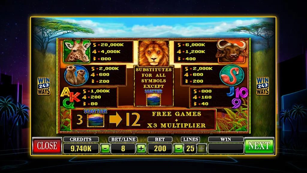 SLOT African Simba應用截圖第4張