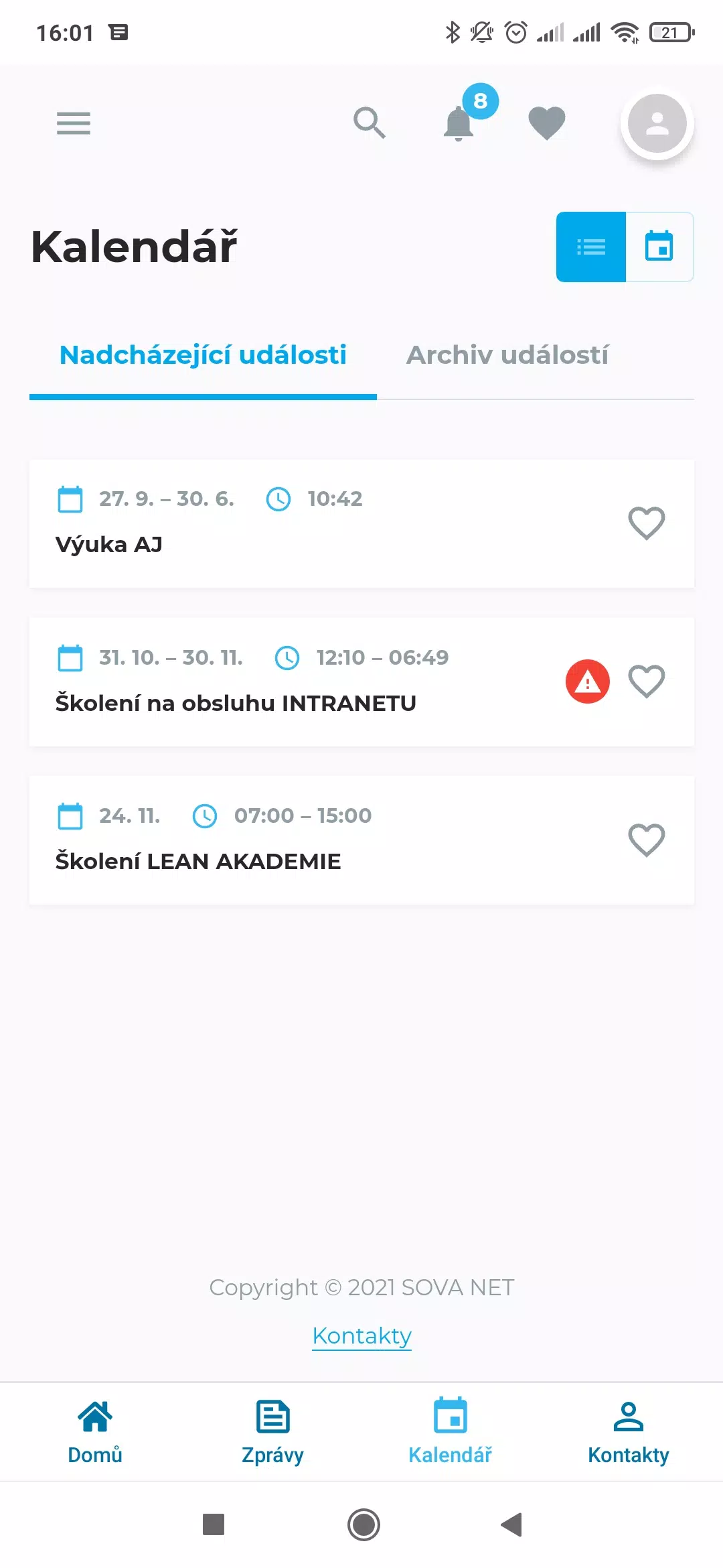 Retex INTRANET Capture d’écran 3