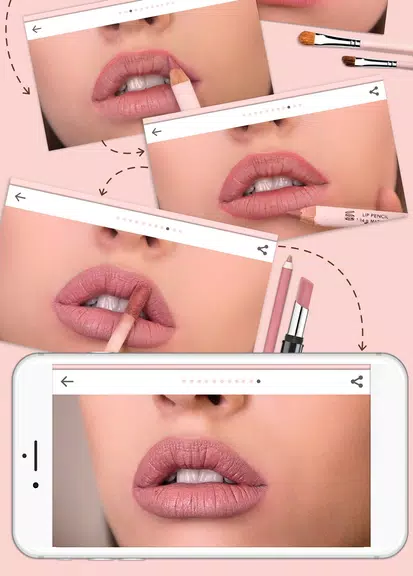 Makeup Tutorial step by step ဖန်သားပြင်ဓာတ်ပုံ 1