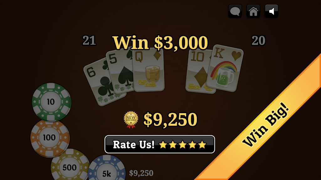 St. Patrick’s Day Blackjack應用截圖第3張