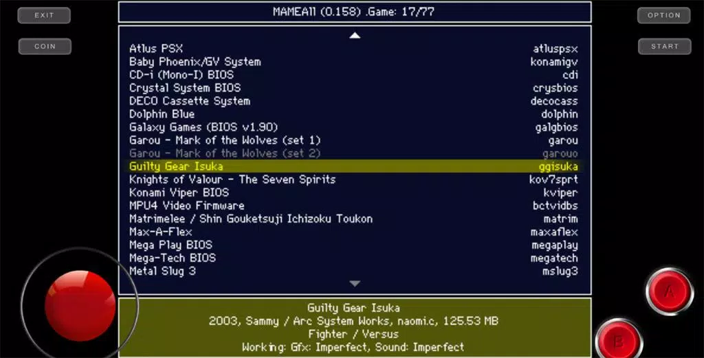 MAMEAll - MAME 0.159u2 Arcade應用截圖第2張