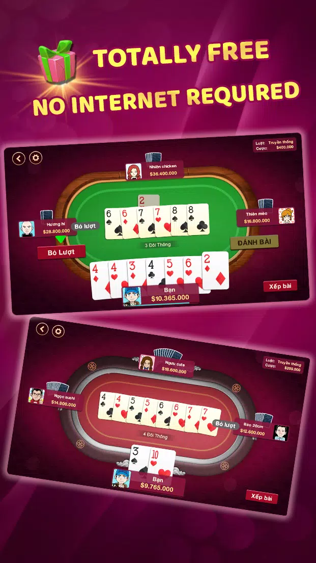 Tiến Lên All Rules Offline應用截圖第1張
