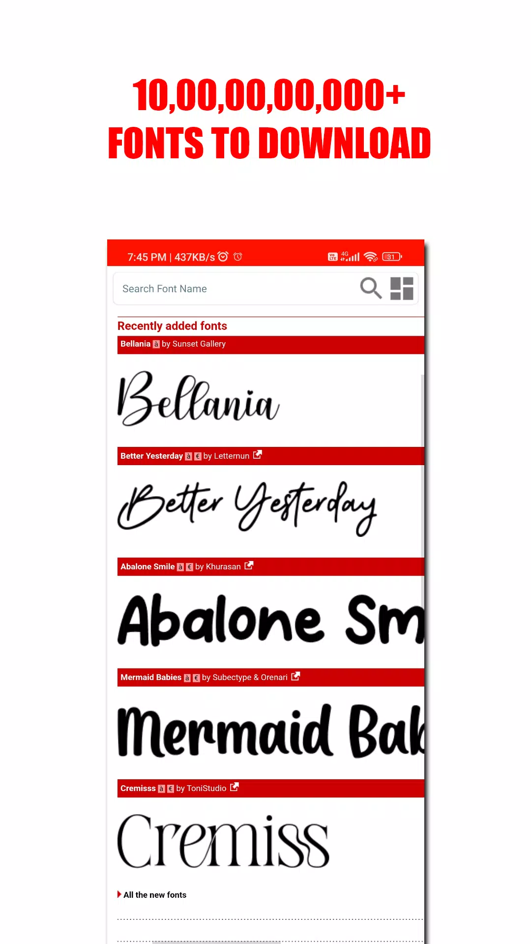 DA FONT’S Screenshot 2
