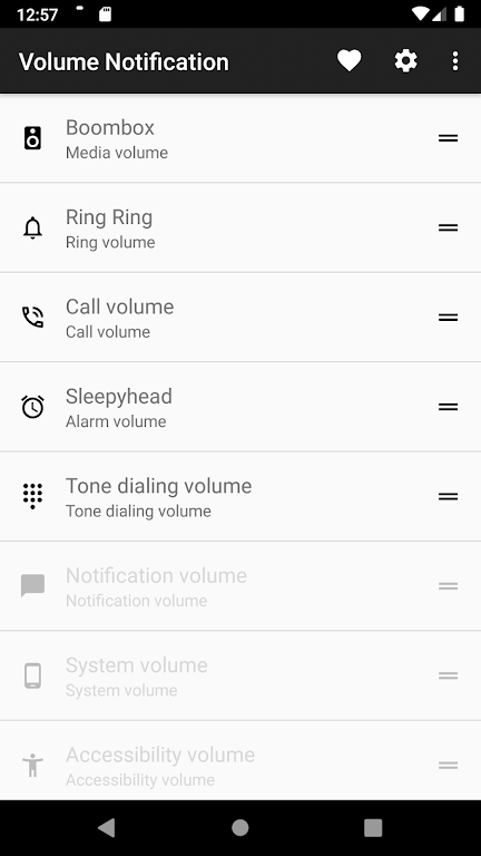 Volume Notification ภาพหน้าจอ 2