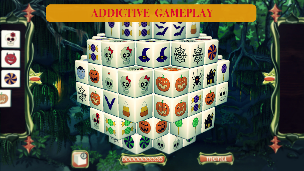 Fairy Mahjong Halloween ဖန်သားပြင်ဓာတ်ပုံ 1