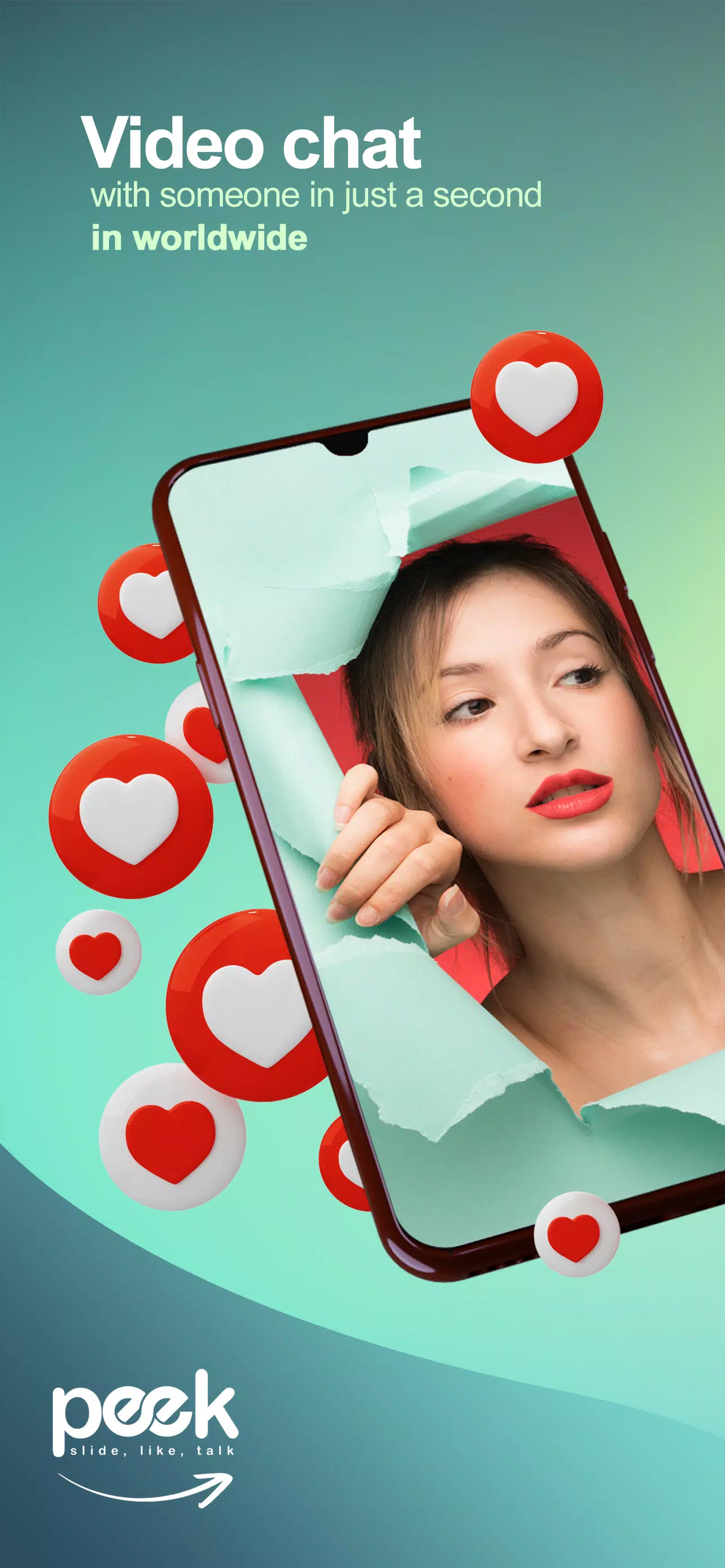 Peek - Live Video Chat Capture d’écran 1