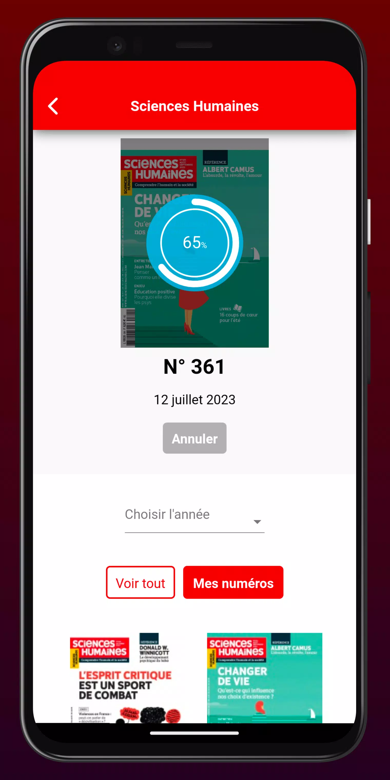 Sciences Humaines應用截圖第2張