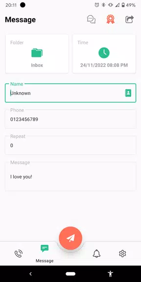 Fake Call and Sms应用截图第2张