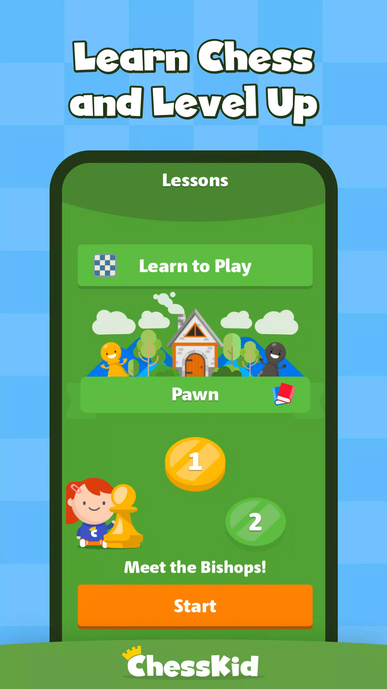 Chess for Kids - Play & Learn Zrzut ekranu 1