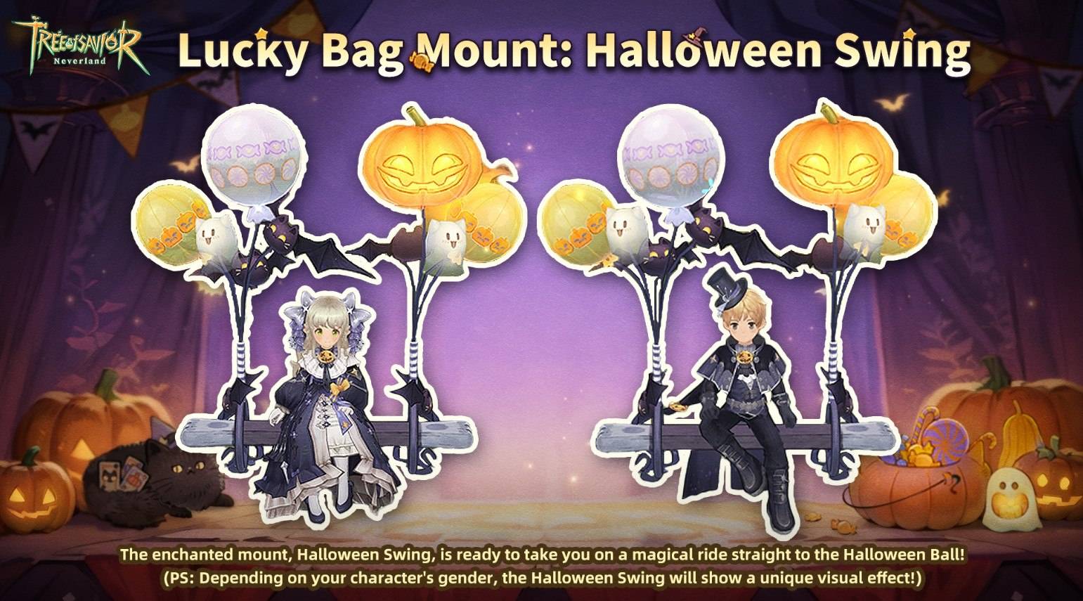 Tree of Savior: Halloween Outfits in Neverland Lucky Bag Event