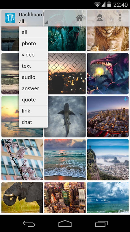 Tablean: Tumblr Client Lite Screenshot 2