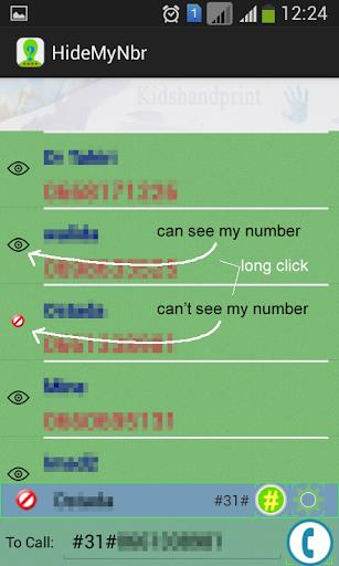 Hide My phone number应用截图第1张