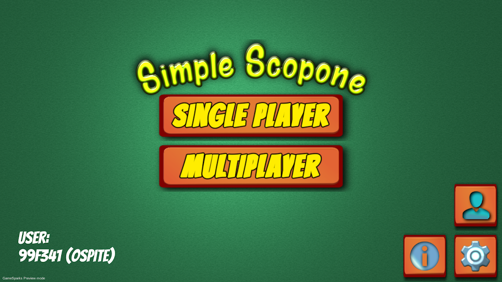 Simple Scopone Capture d’écran 1