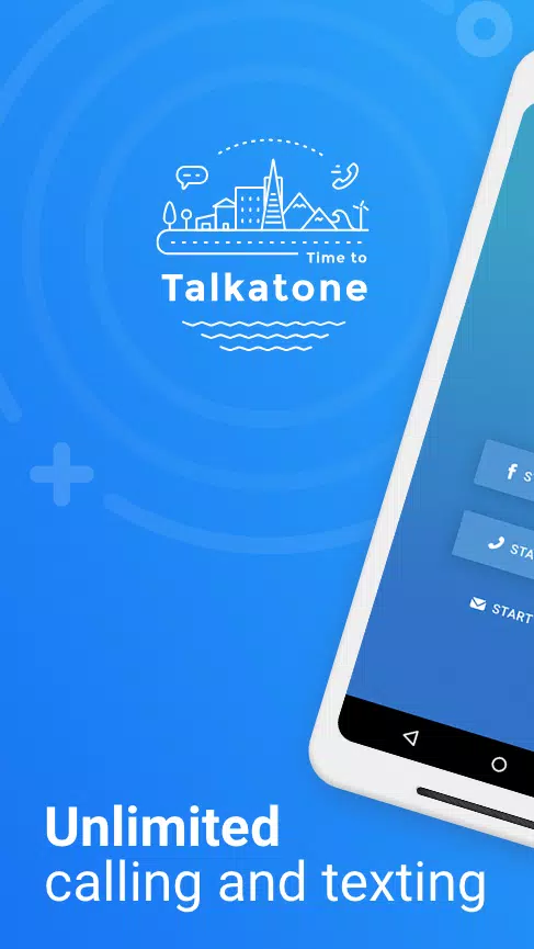 Talkatone: Texting & Calling स्क्रीनशॉट 1