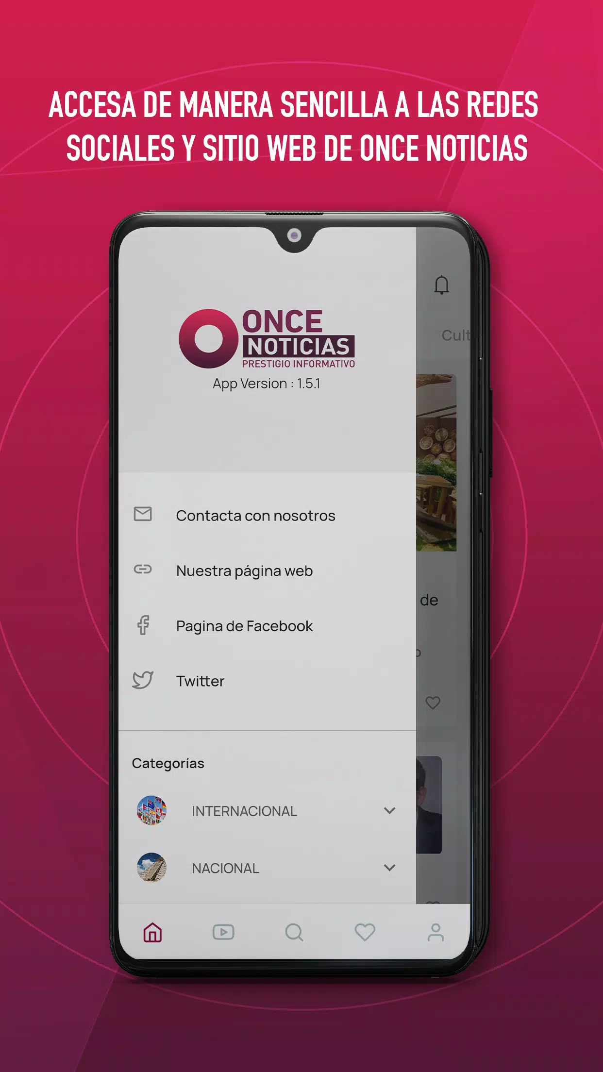 Schermata Once Noticias 1