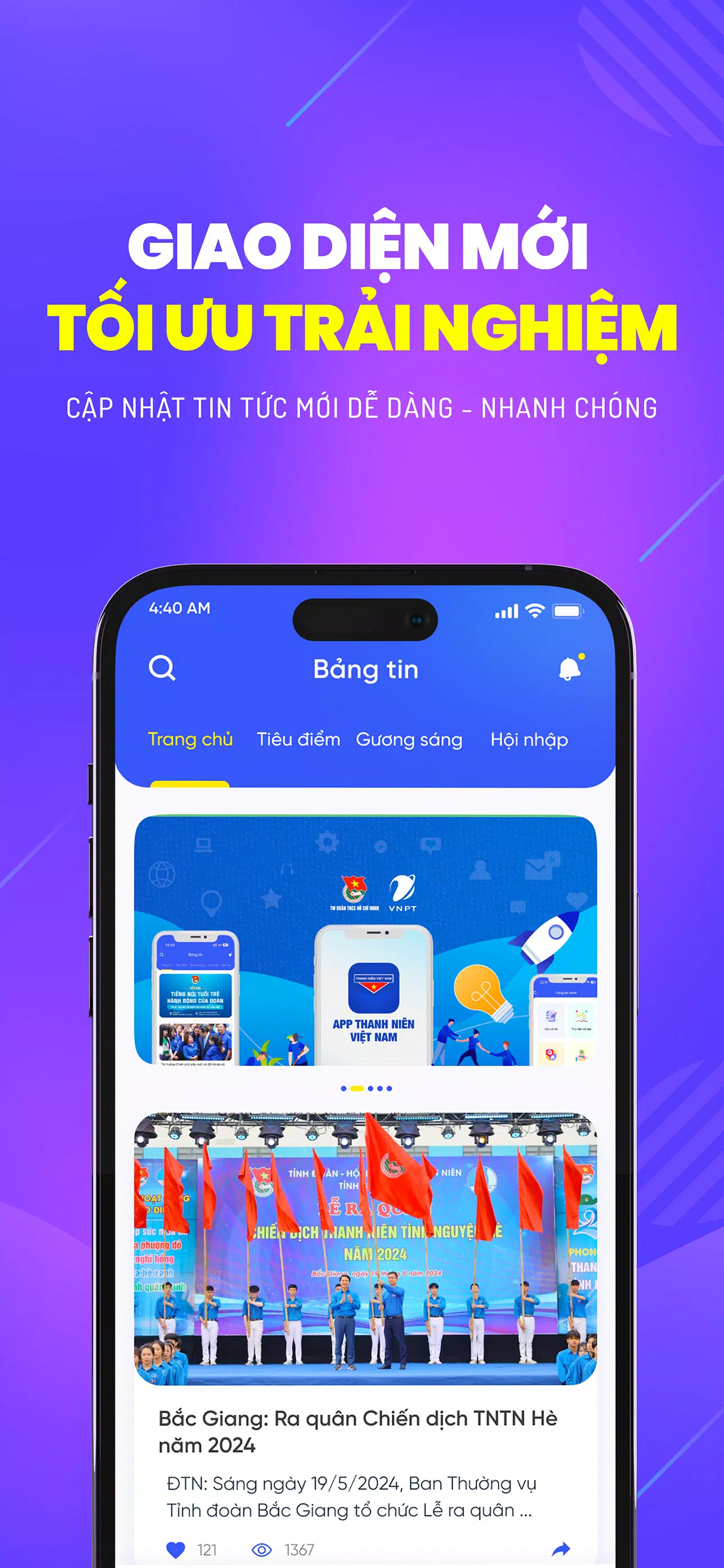 Thanh niên Việt Nam应用截图第2张