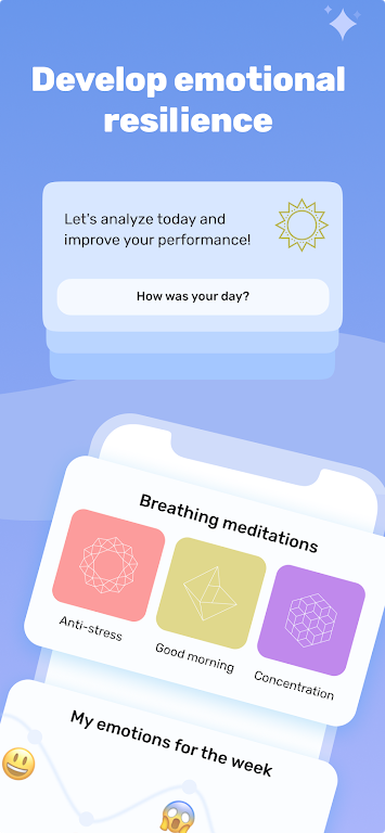 Emotions Diary and Mindfulness スクリーンショット 1