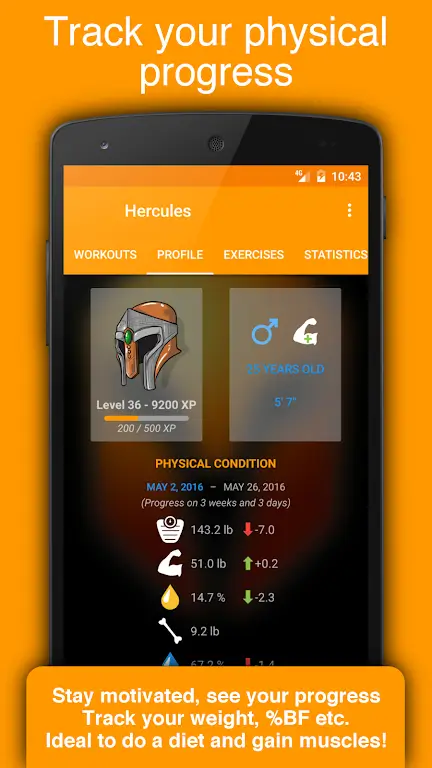 Hercules Workout スクリーンショット 3