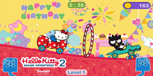 Hello Kitty games - car game Capture d’écran 3