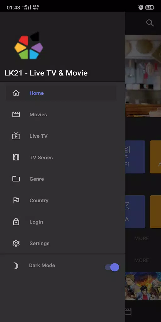 LK21 XXI - Live TV,  Movie  & Drama HD Sub Indo应用截图第1张