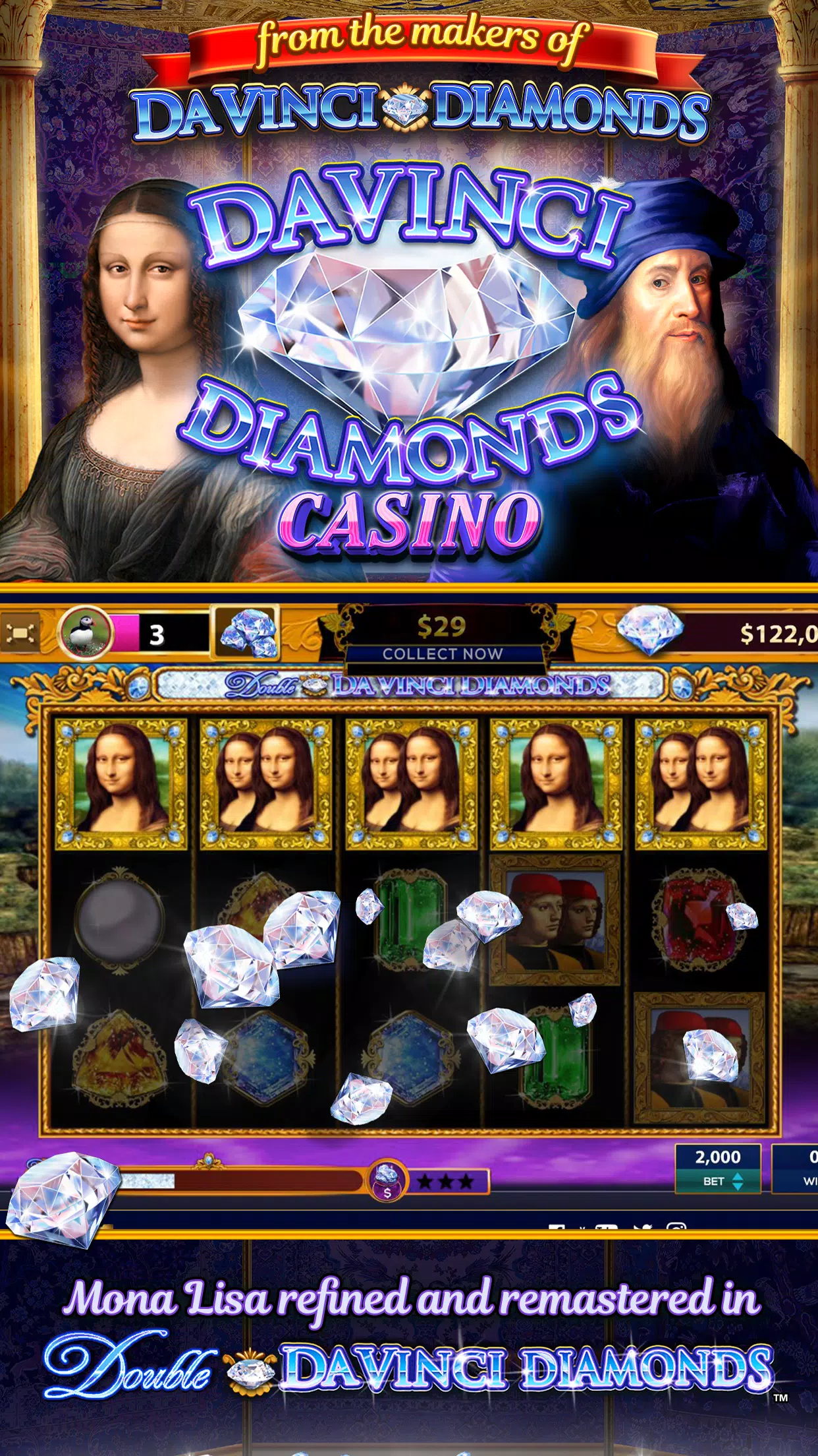 Da Vinci Diamonds Casino應用截圖第1張
