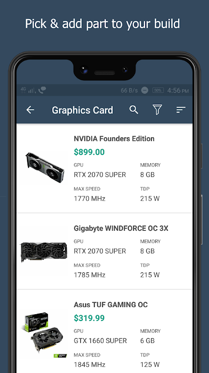 Build My PC - Part Picker for應用截圖第1張