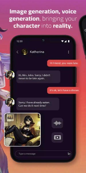 Janitor AI Character Chat Capture d’écran 2