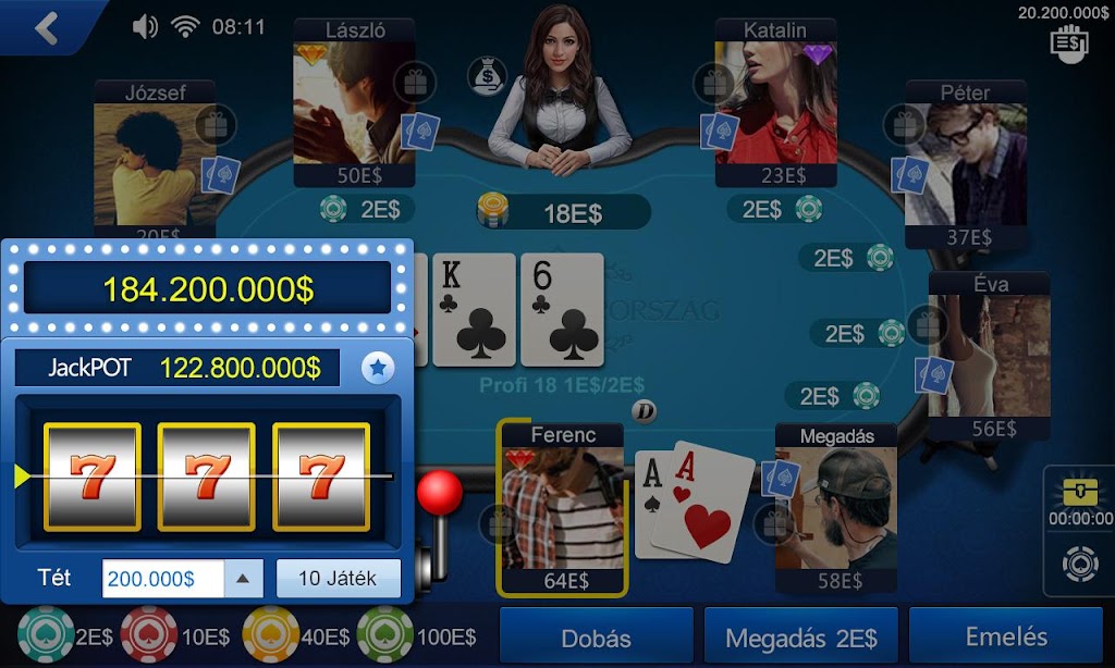 Póker Magyarország Captura de pantalla 3