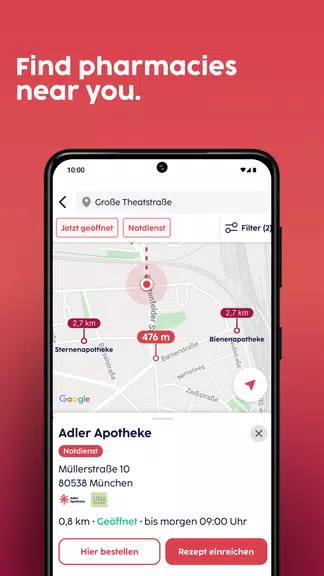 gesund.de - E-Prescription App ဖန်သားပြင်ဓာတ်ပုံ 4