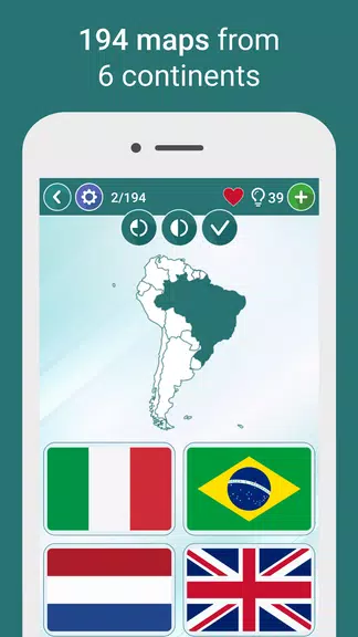 Geography Quiz - World Flags スクリーンショット 2