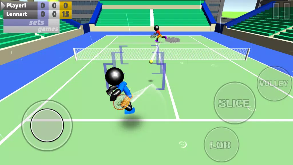 Stickman 3D Tennis Captura de pantalla 3
