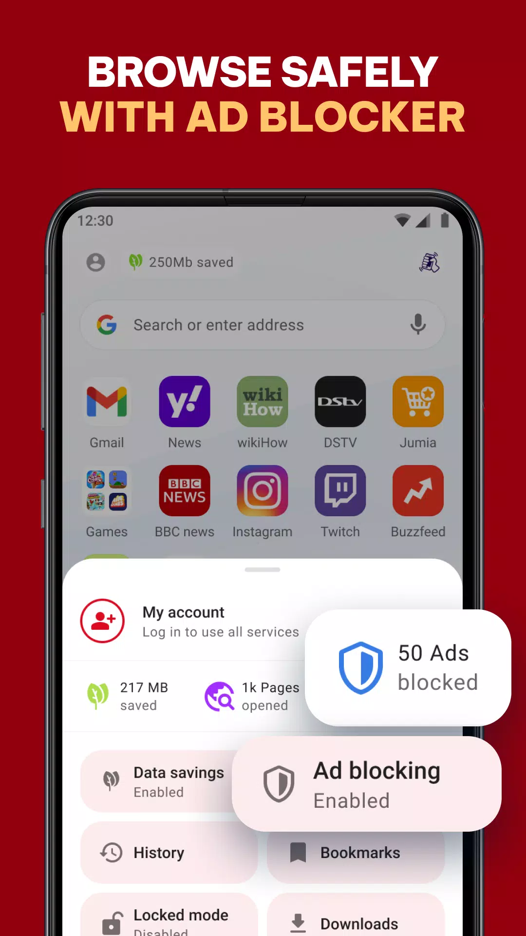 Браузер Opera Mini Скриншот 3