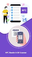 NFC Reader & QR Scanner ဖန်သားပြင်ဓာတ်ပုံ 1