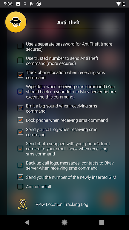 Bkav Mobile Security Tangkapan skrin 3