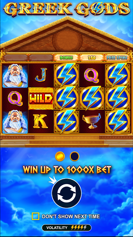 Greek Gods - Slot Casino Game Captura de tela 1