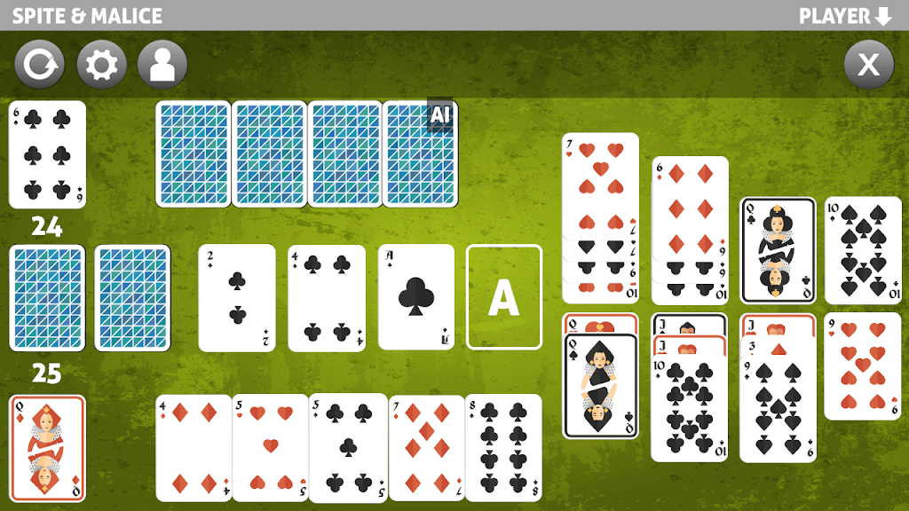 spite and malice card game应用截图第2张