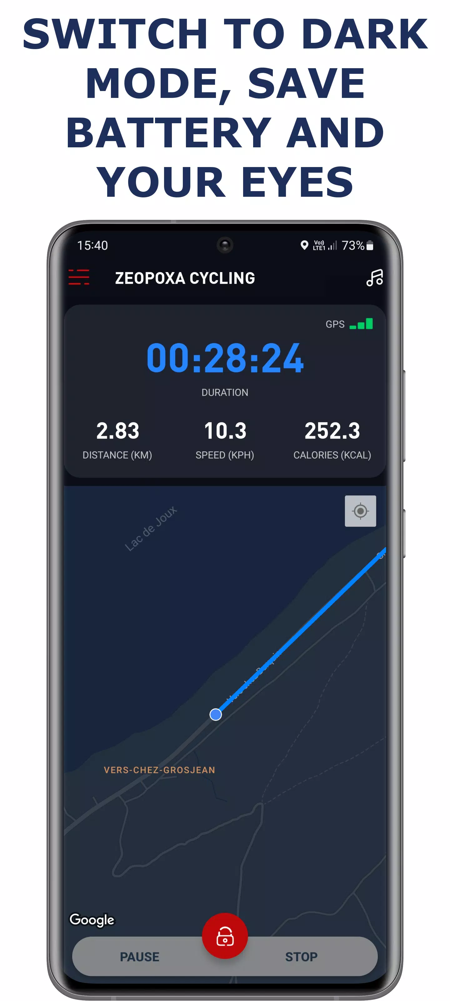 Cycling app — Bike Tracker Zrzut ekranu 2