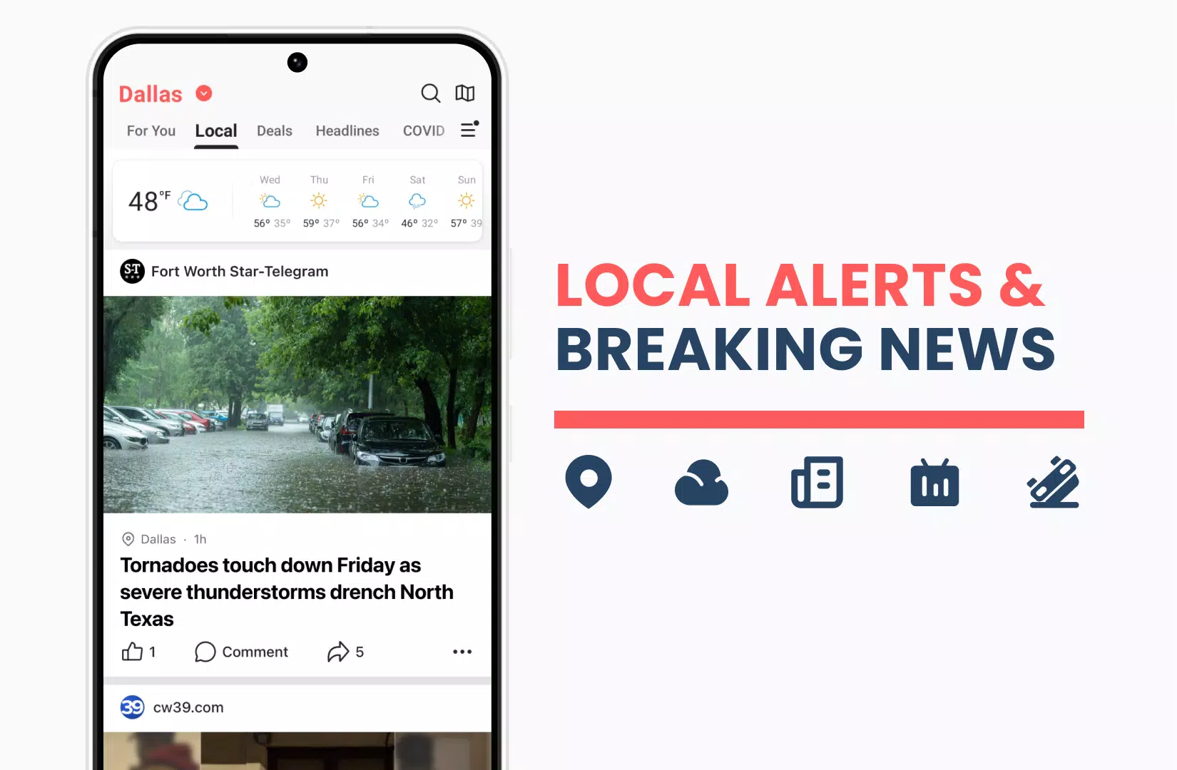NewsBreak: Local News & Alerts应用截图第1张