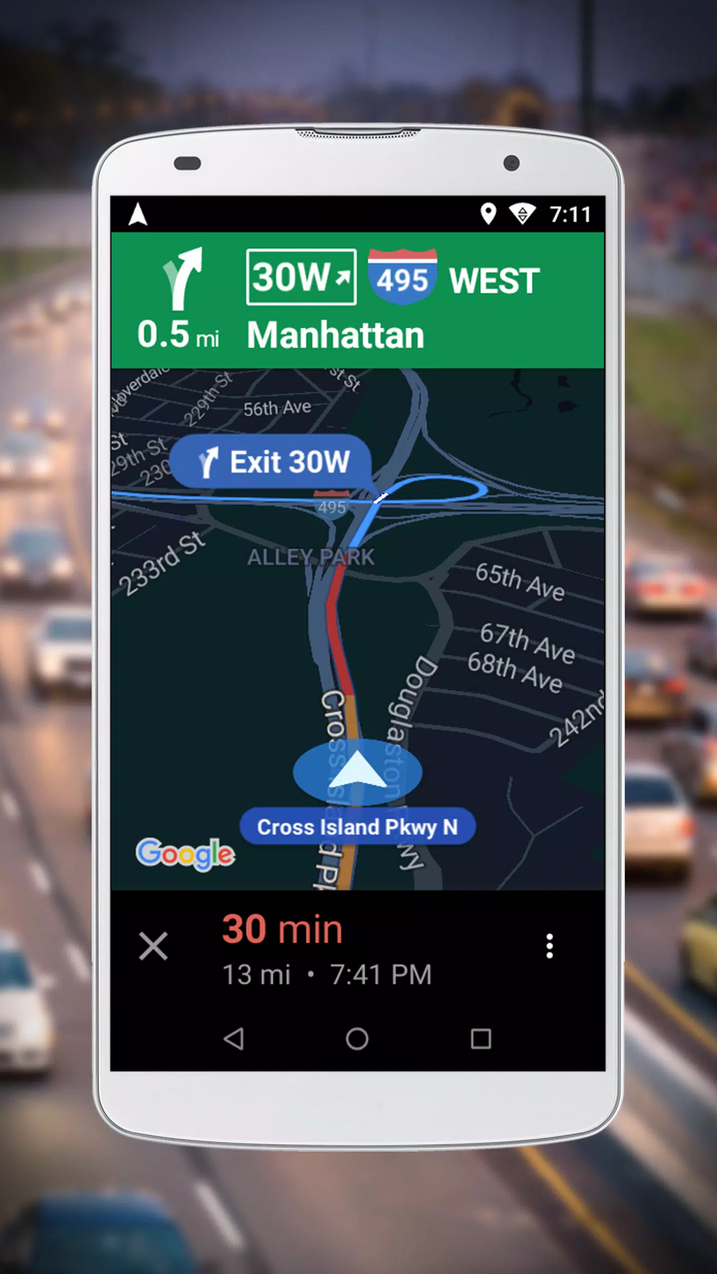 Navegación para Google Maps Go Captura de pantalla 2