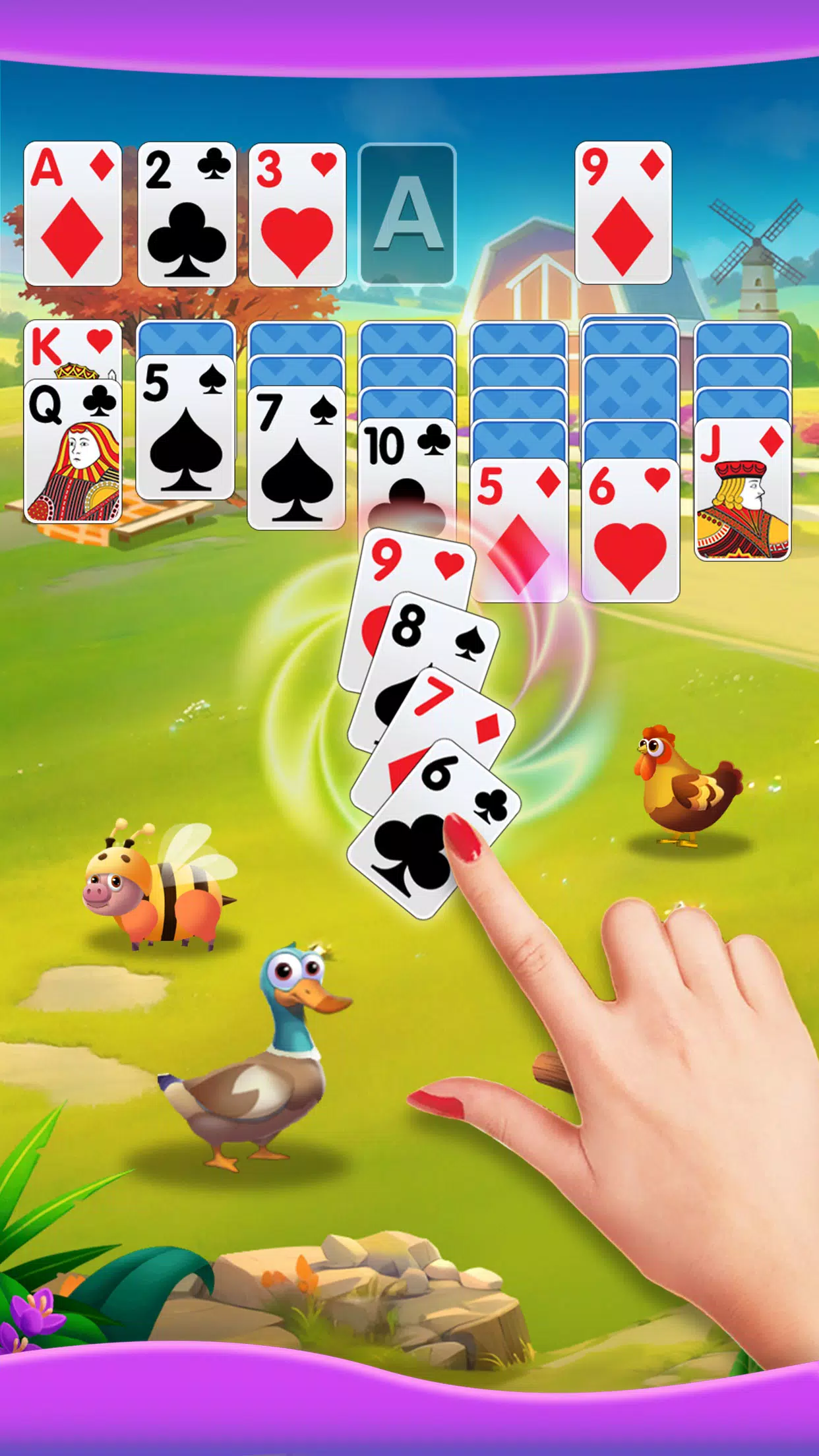 Solitaire Klondike Card Game ภาพหน้าจอ 1