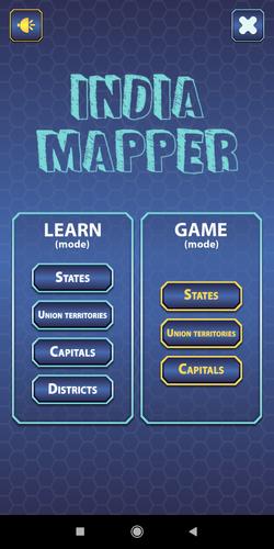 India Mapper-(India Map Game) Captura de pantalla 1