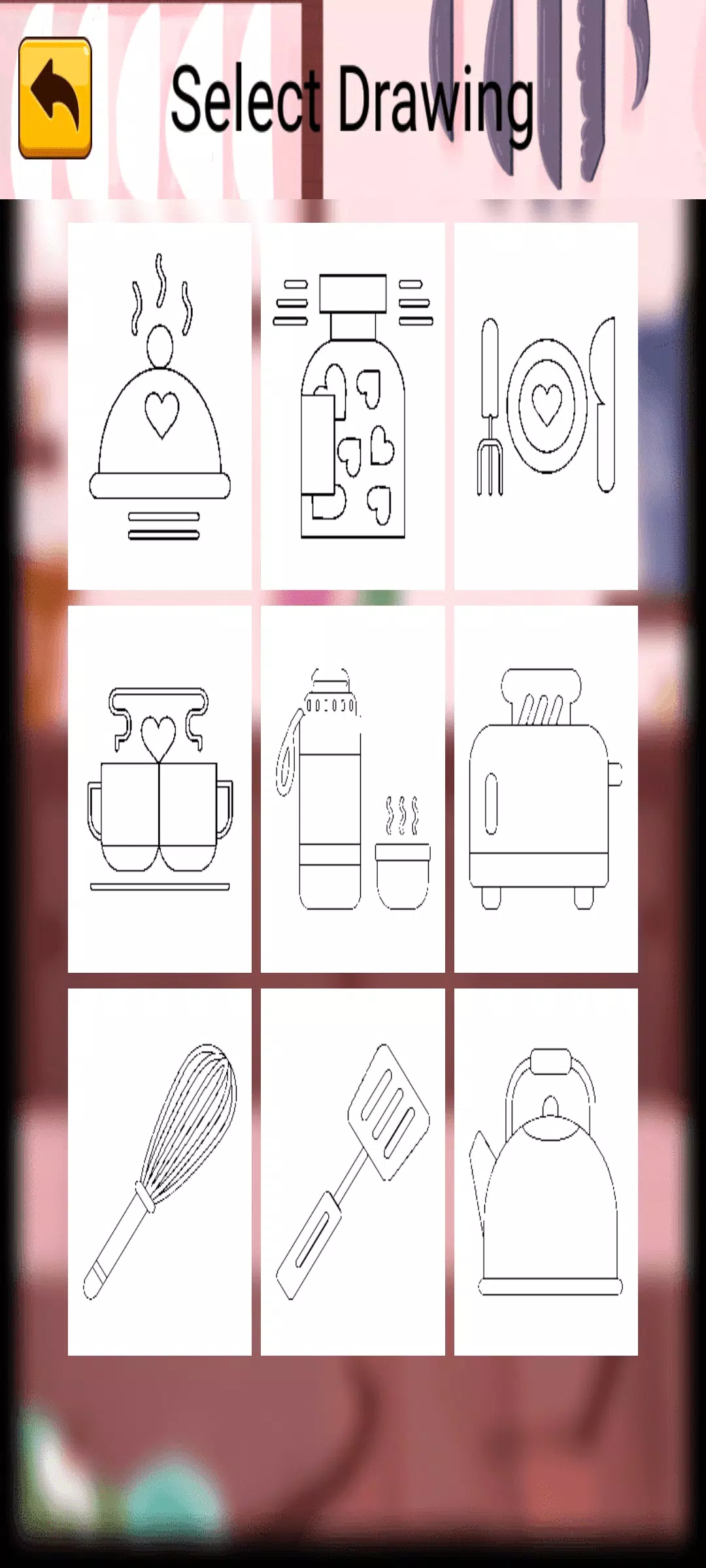 Coloring Kitchen Tools應用截圖第3張