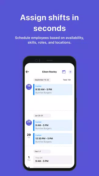Camelo: Work Schedule Maker Ekran Görüntüsü 3