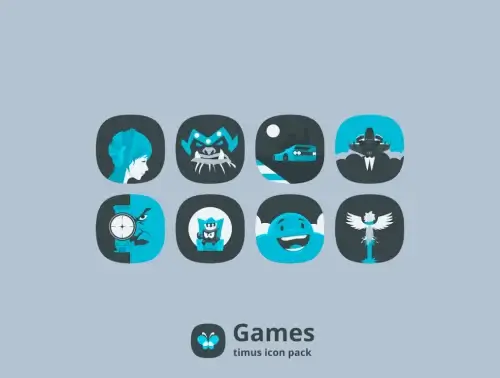 Timus: Rounded Dark Icon Pack應用截圖第3張